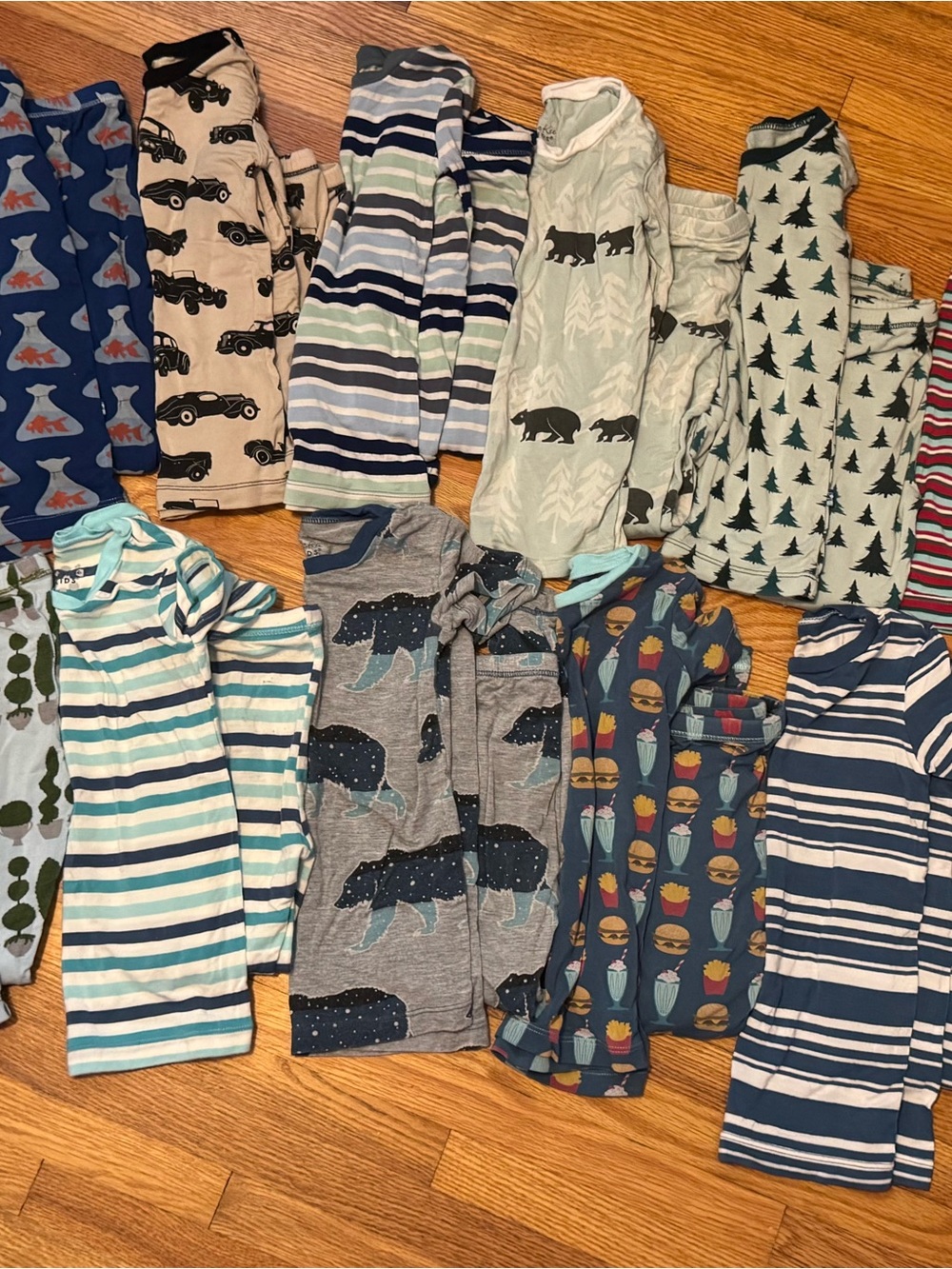 Kickee Pants Kids Pajama Set Bundle